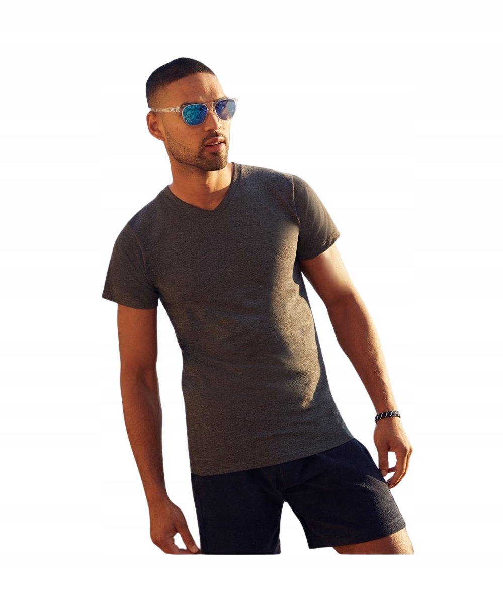 

Fruit Of The Loom Koszulka V-Neck Graphite L