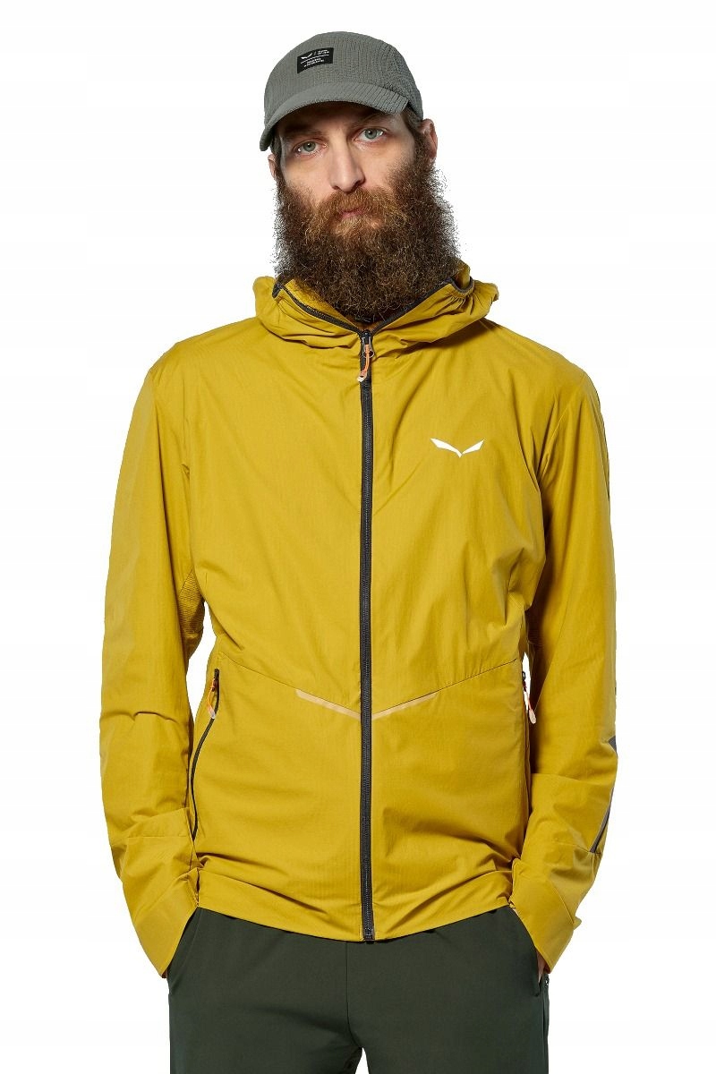 Salewa Pánská treková bunda Pedroc Wind Hooded žlutá 50_L