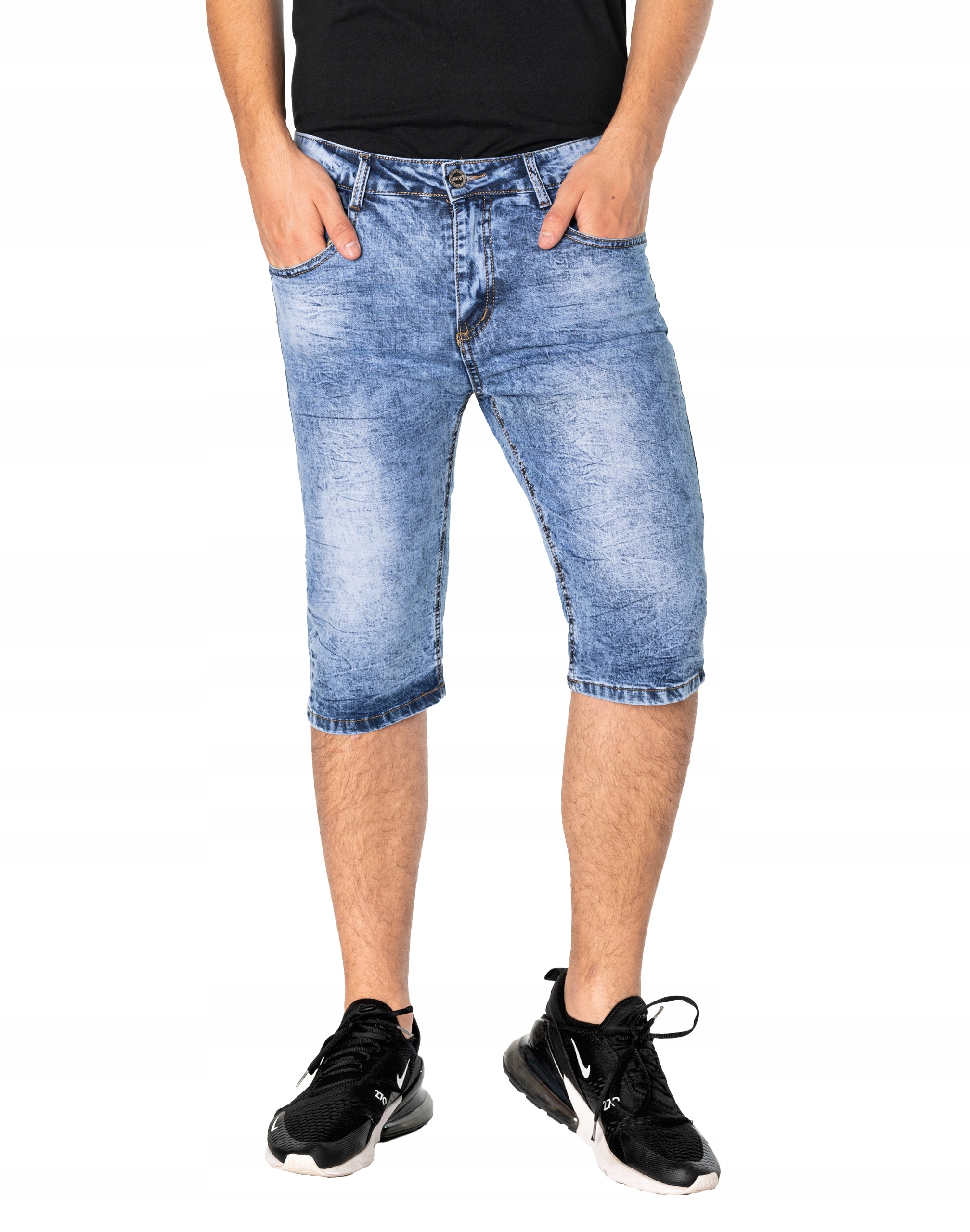 

Krótkie Spodenki Szorty Jeansowe Męskie D102 r 33