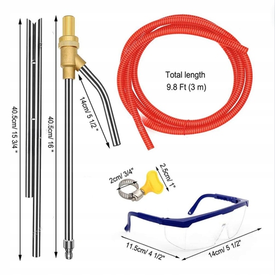 Zestaw do piaskowania na mokro do myjek - wtyk 1/4 cala Marka Inny producent