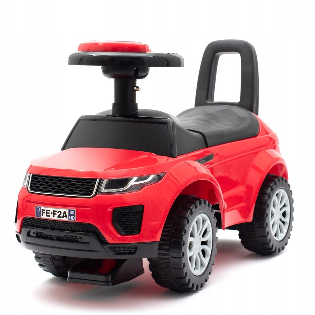 Jeździk z dźwiękiem Baby Mix Autko Samochód Pchacz Jeździdełko Suv czerwony