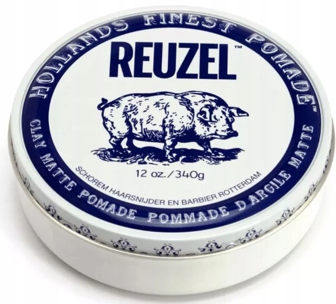 Reuzel Clay Matte Pomade Glinka Mocno Utrwala 340g