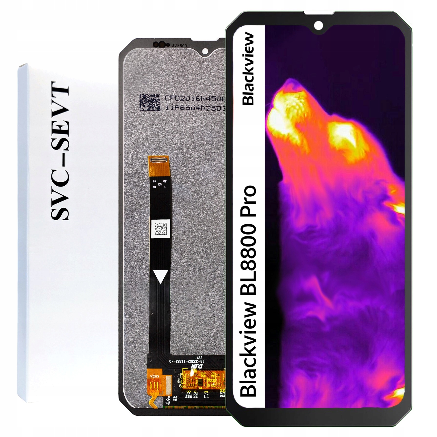 Displej pre Blackview BL8800 Pro Service Pack LCD Matrica Originál Zila