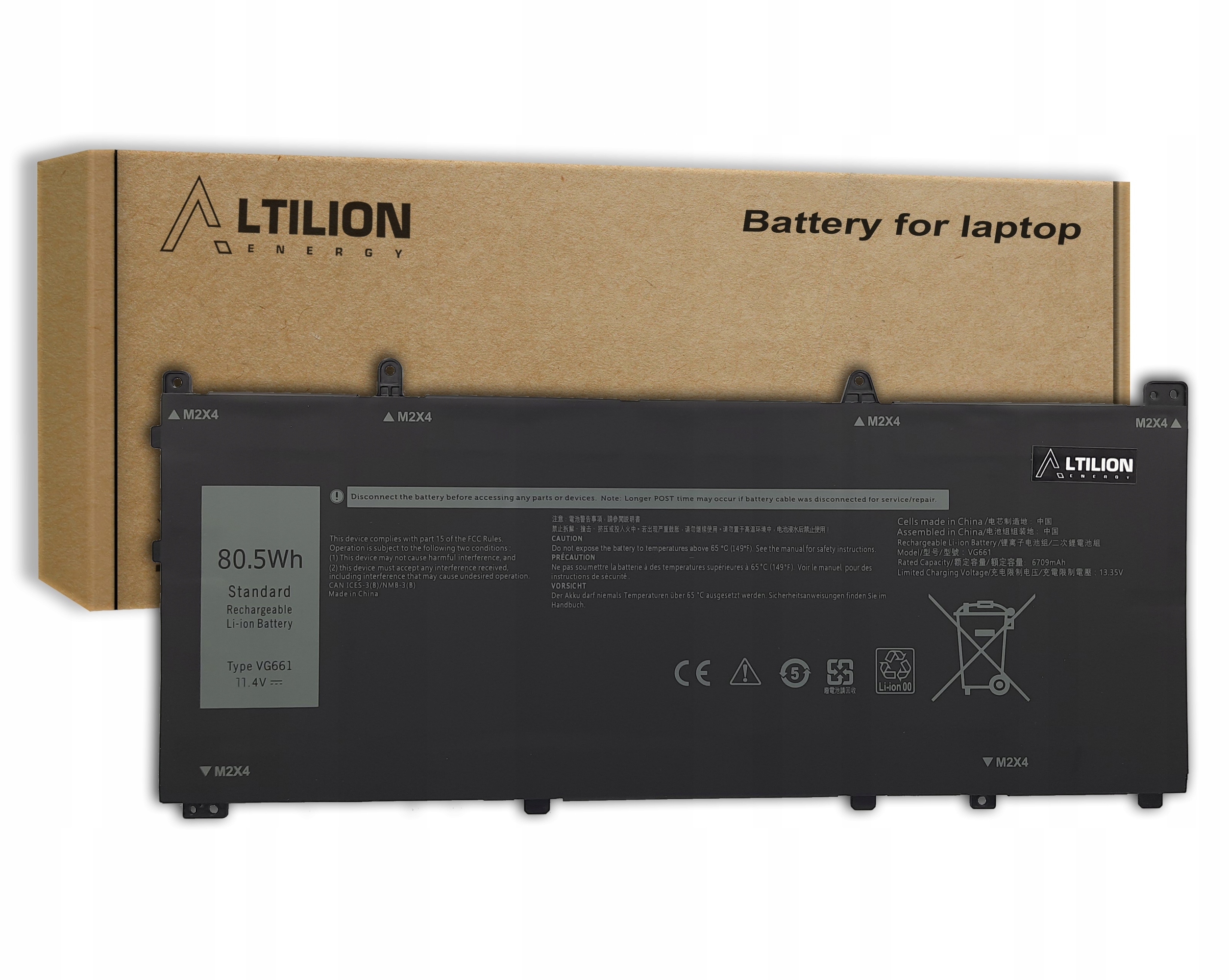 Baterie Altilion Energy VG661 kompatibilní s Dell