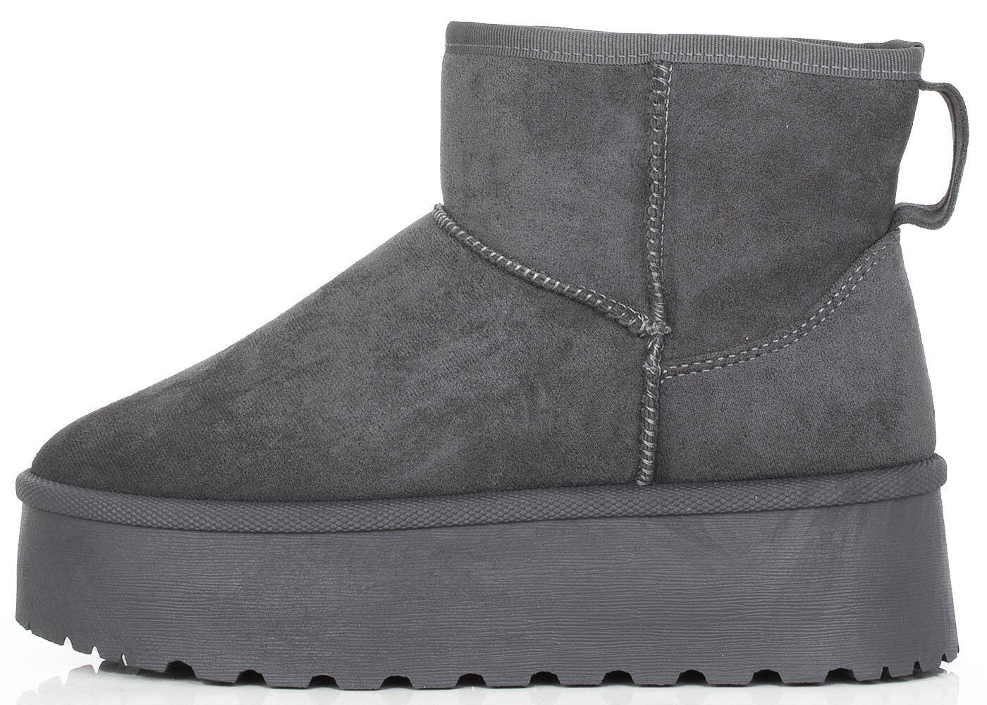 ŚNIEGOWCE SZARE OCIEPLANE BOTKI NA PLATFORMIE 41 Rozmiar 41