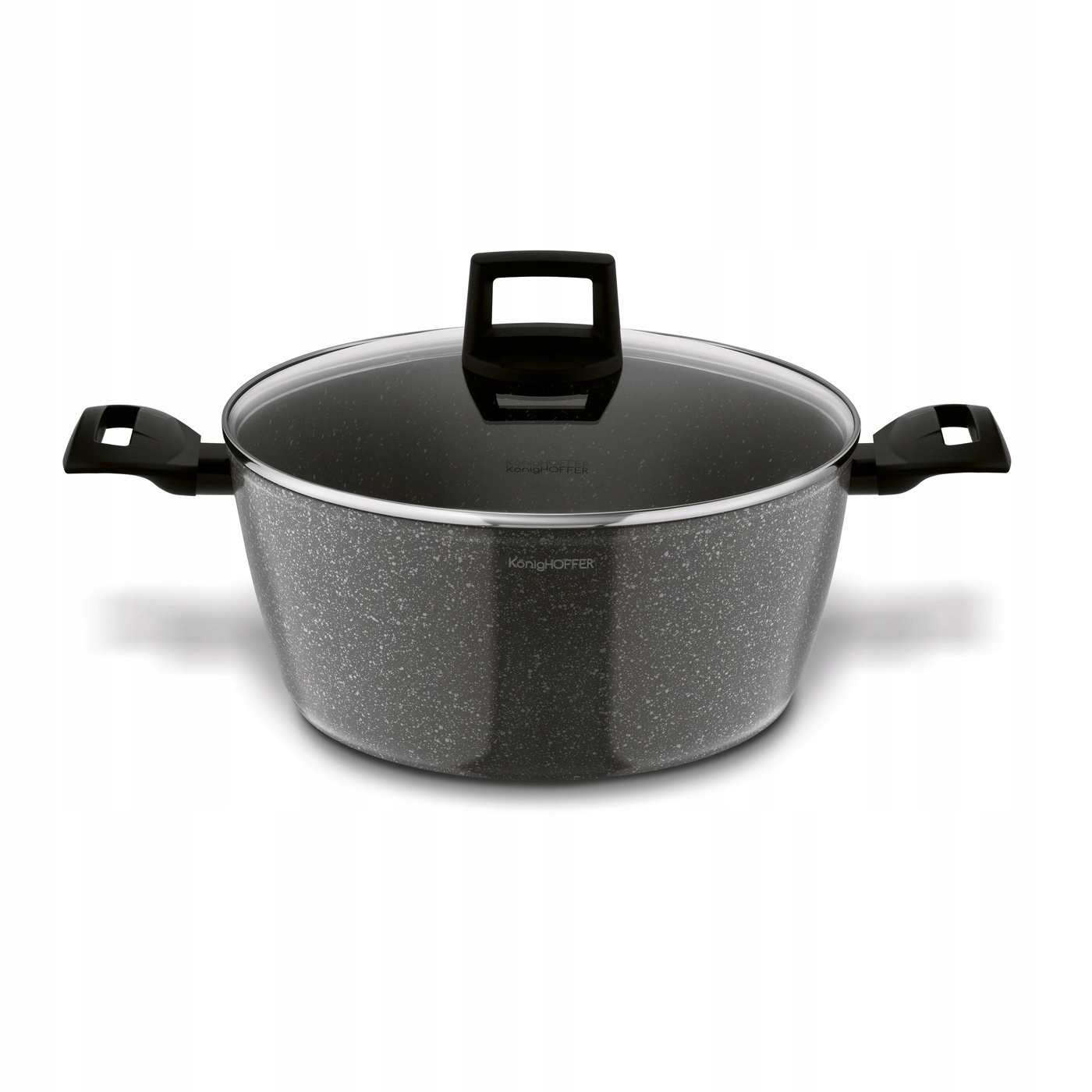 Zestaw GARNKÓW MARMURKOWE INDUKCJA Patelnia POKRYWKI Konighoffer Jukon 10el Marka Konighoffer