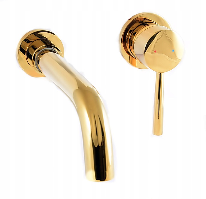 BATERIA UMYWALKOWA ŚCIENNA CZARNA ROYAL PODTYNKOWA Linia NEW