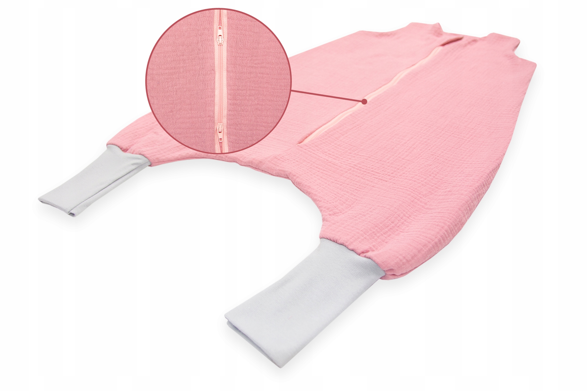 ŚPIWOREK MUŚLINOWY Z NOGAWKAMI 92-104 M 2,5 TOG CAŁOROCZNY PRODUKT POLSKI Marka Ankras