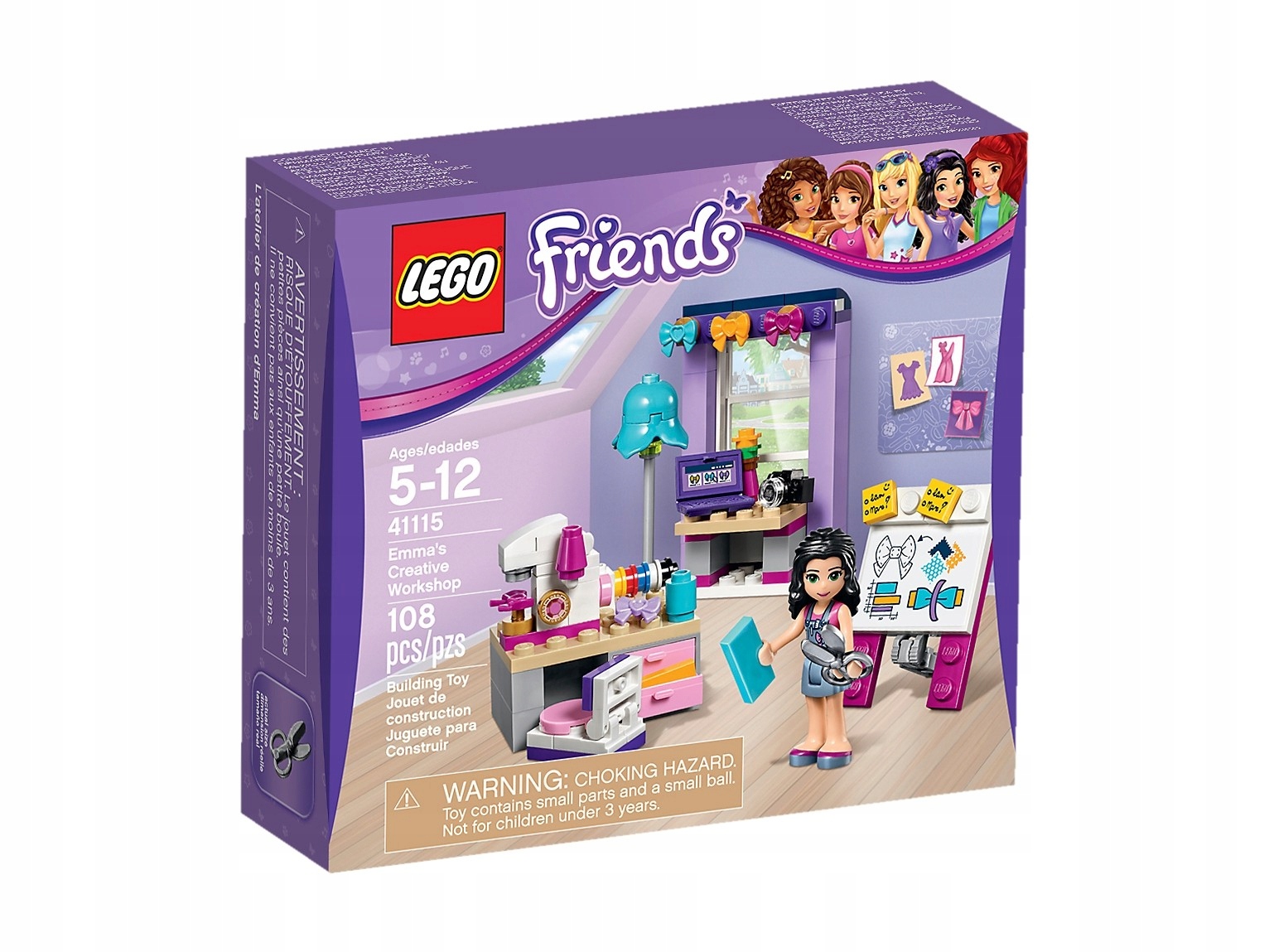 Lego Friends 41115 Kreativní dílna Emmy Nové