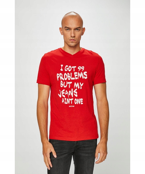 U1359 T-SHIRT KOSZULKA MUSTANG JEANS DWUPAK R. 4XL
