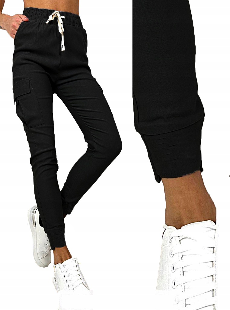 Bojówki Mega Elastyczne Wysoki Stan FB17 C r.S/M