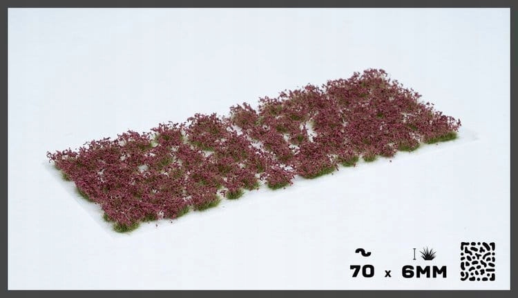 Gamer's Grass Dark Purple Flowers
