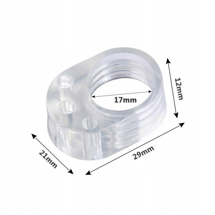 4x ODBOJNIK OGRANICZNIK SILIKONOWY NA KLAMKĘ DRZWI Kod producenta #8383