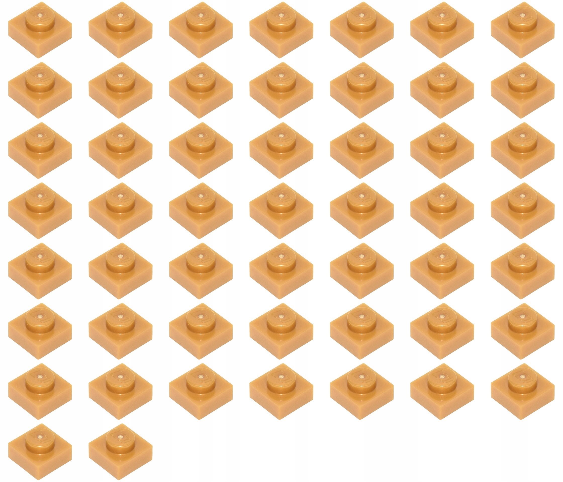 

Lego 3024 Płytka 1x1 złota Nowa (10g) 51 szt.