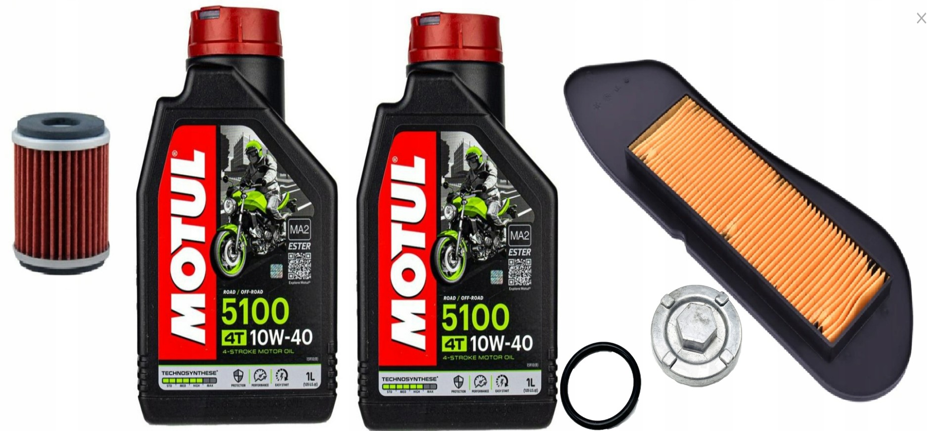 Yamaha X-Max 125 X-City Xmax Olej olejový filtr vzduchový filtr zátka