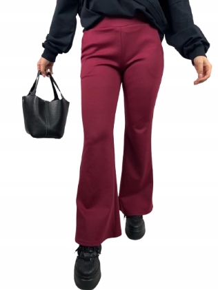 By O La La! Kalhoty Zvony Punto Bordo M 38