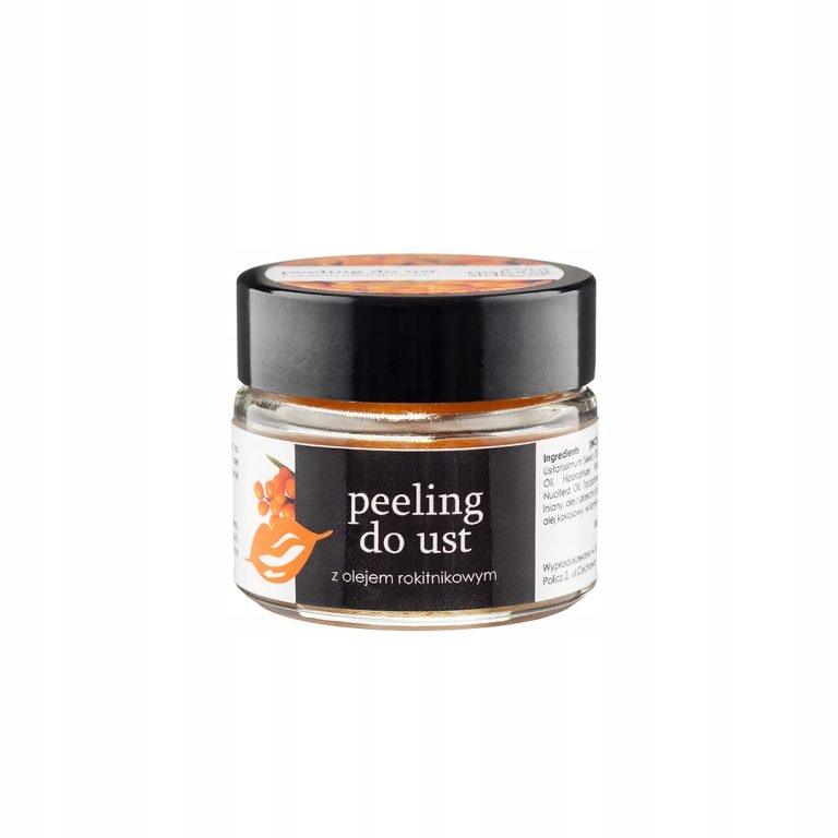 

Peeling do ust z olejem rokitnikowym 20 g