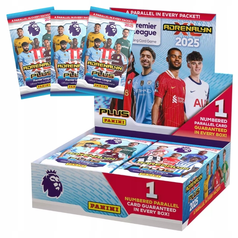 Zestaw Panini Premier League 2025 Axl Plus 24 x Saszetka Z Kartami Karton