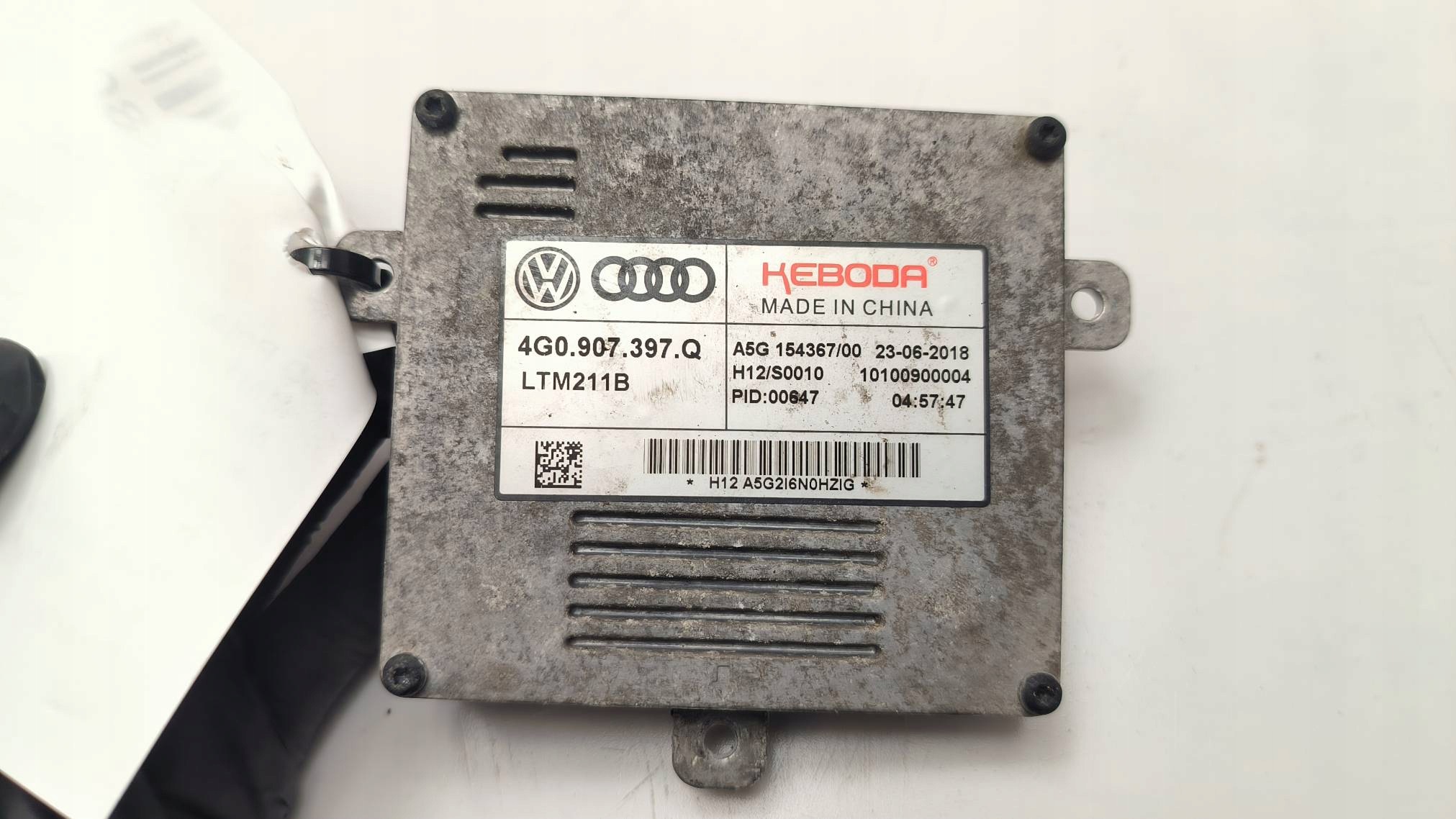 control unit 4G0907397Q SKODA SUPERB III