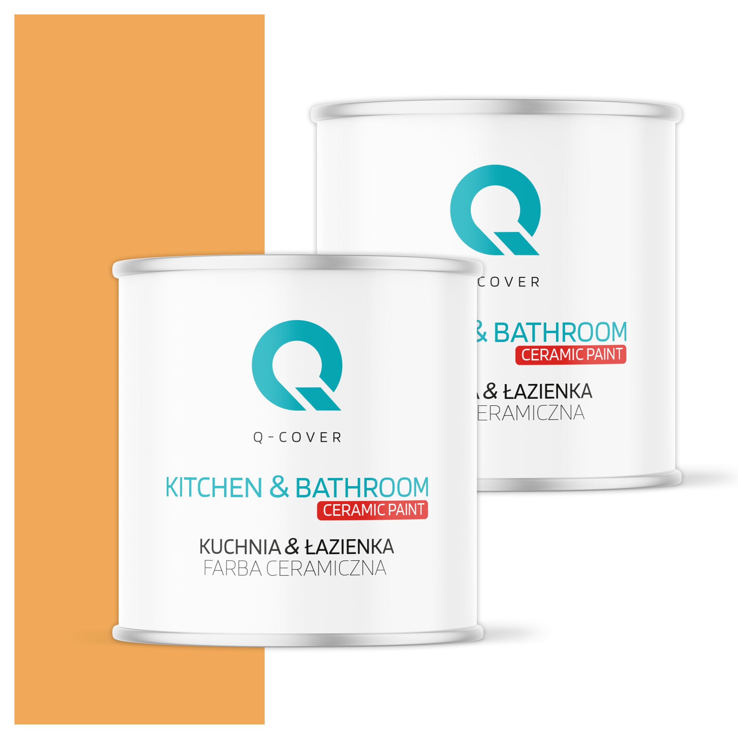 Farba do kuchyne a kúpeľne Umývateľná 2L Hlboká matná farba Tekvicová H6345