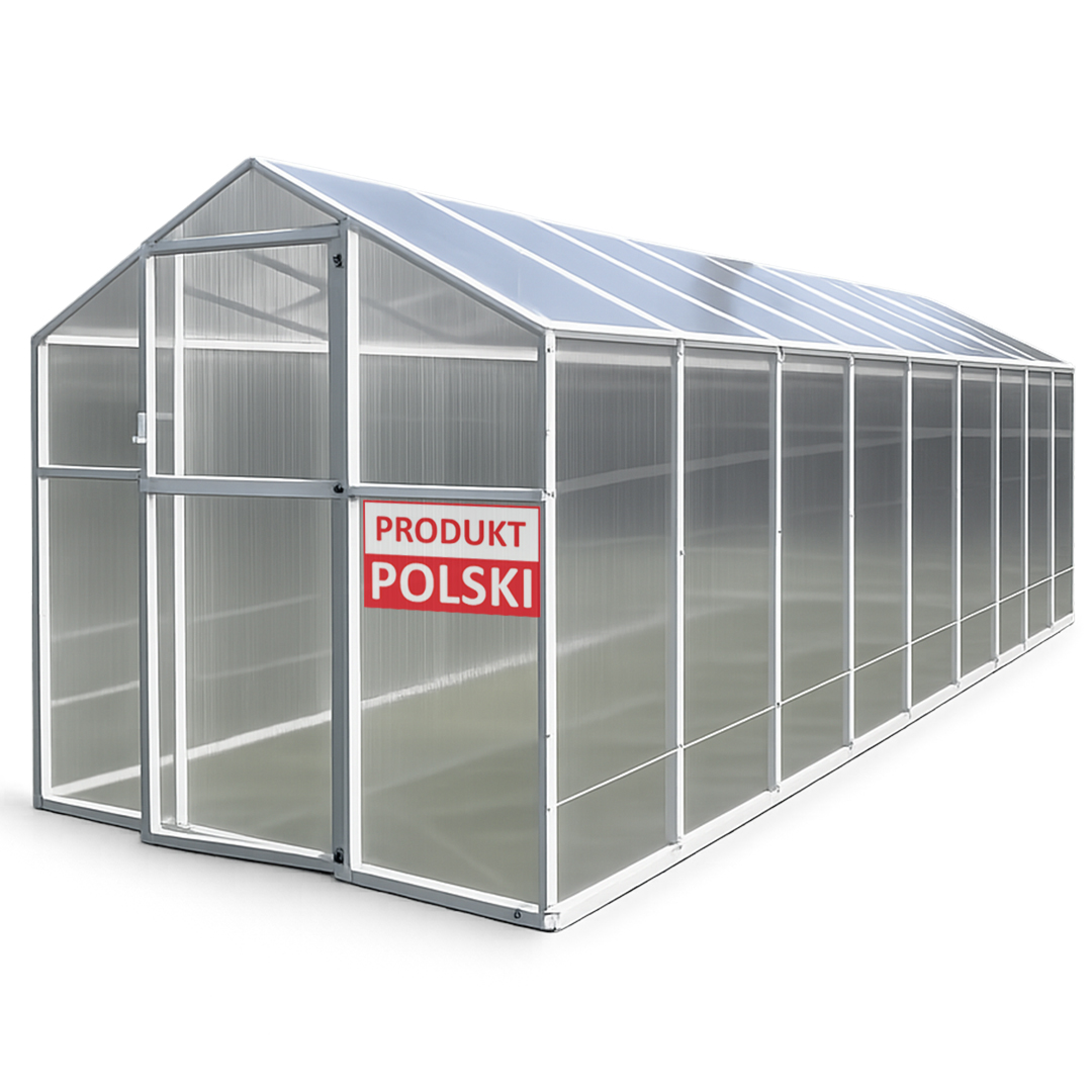 Polykarbonátový Zahradní Skleník 12 m2 Polykarbonátový Tunel 210X606 Ptf