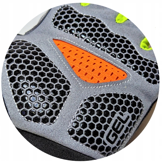 RĘKAWICZKI ROWEROWE KOLARSKIE LETNIE KRÓTKIE BEZ PALCÓW WKŁADKI ŻELOWE GEL Kod producenta S009-XL