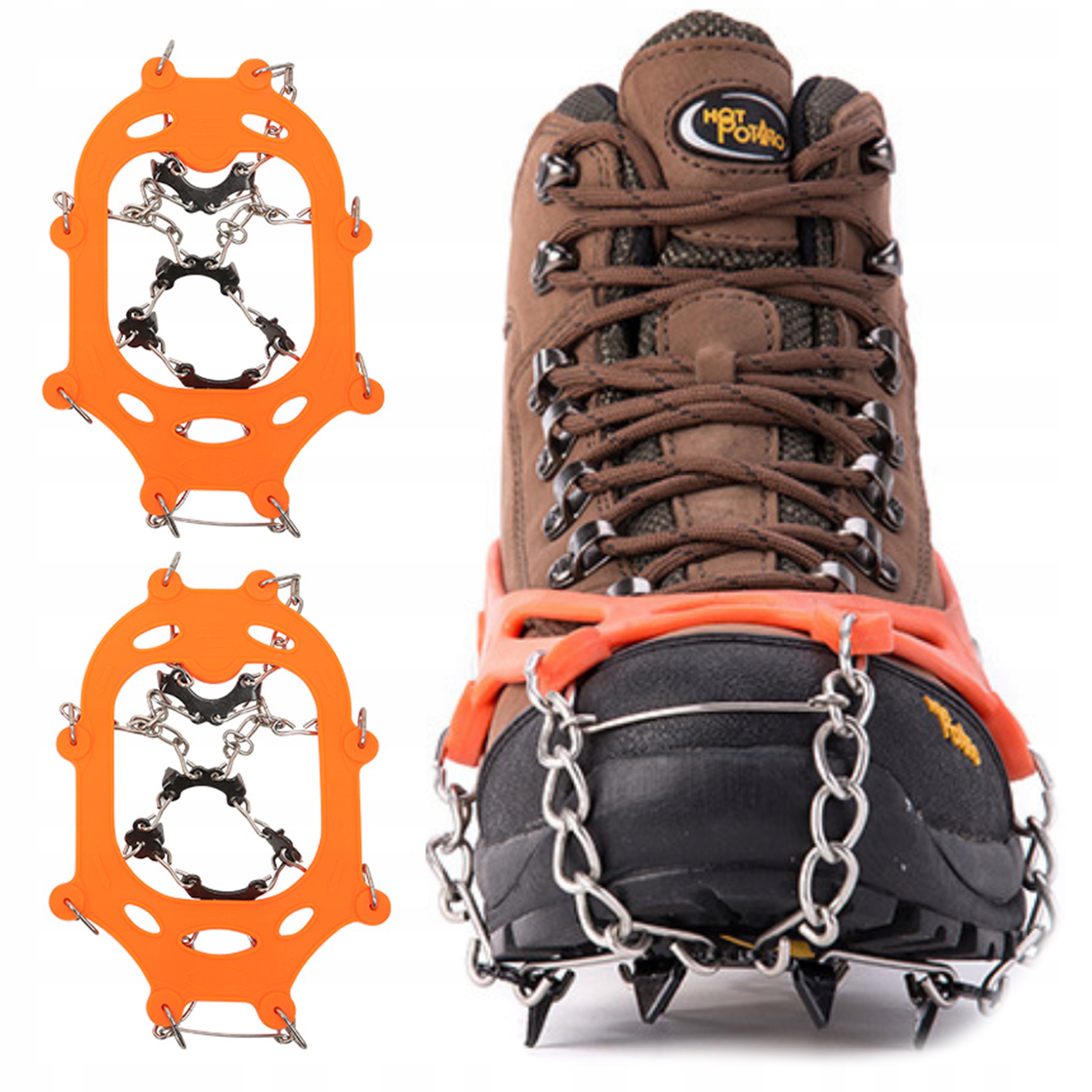 

Raki Na Buty Łańcuchy Kolce Antypoślizgowe r.33-37