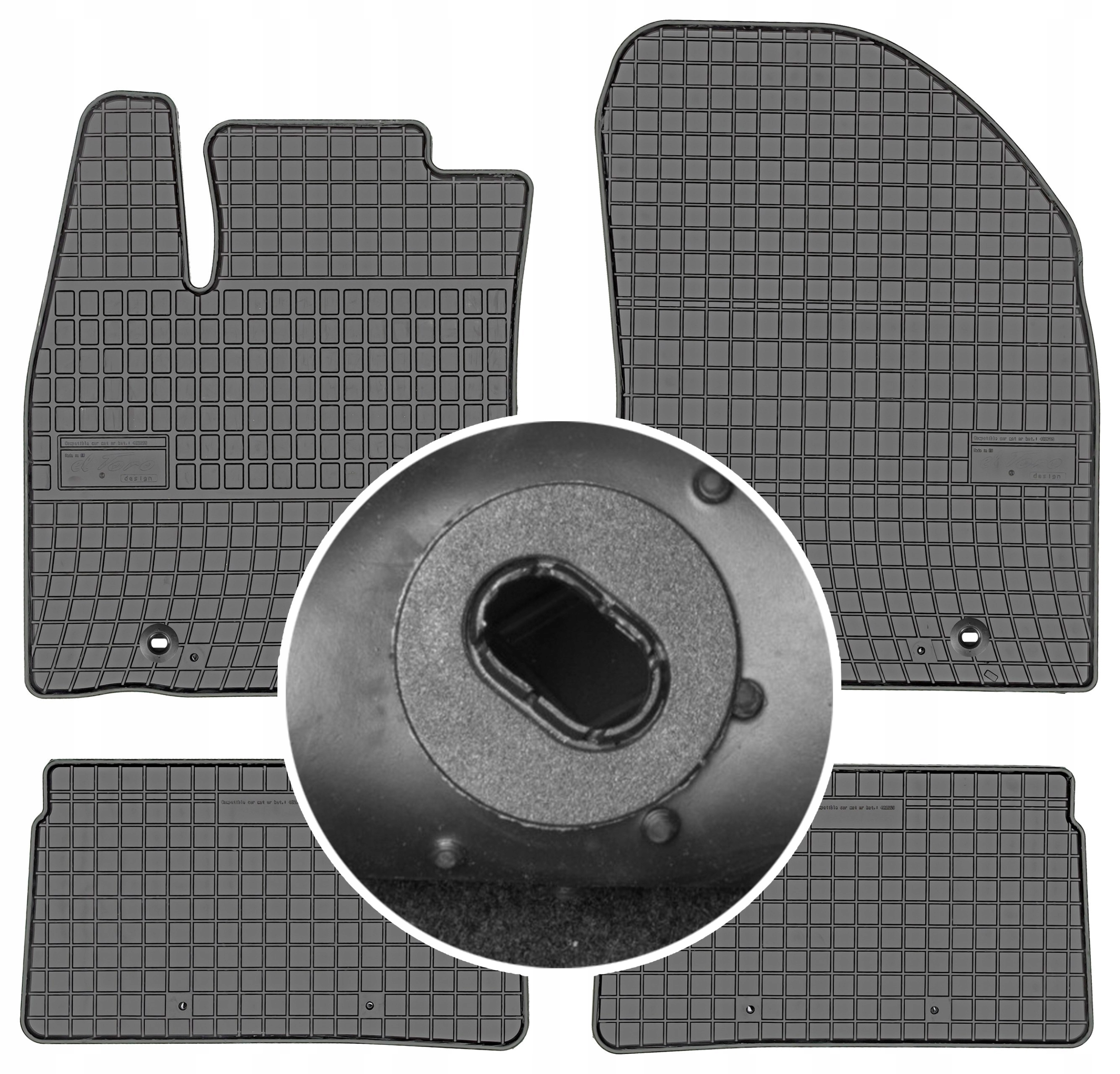 Килимки Max-Килимок резинові 410053 4 el.