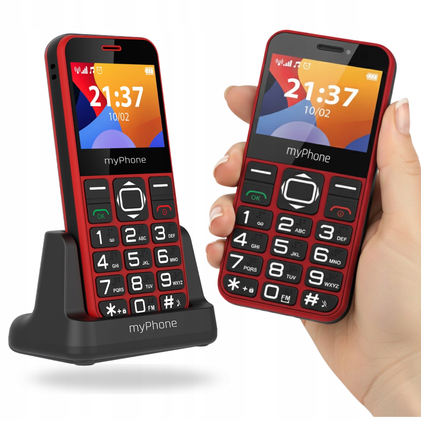 Telefon Komórkowy Myphone Halo 3 Z Klawiszami Dla Seniora Stacjonarny