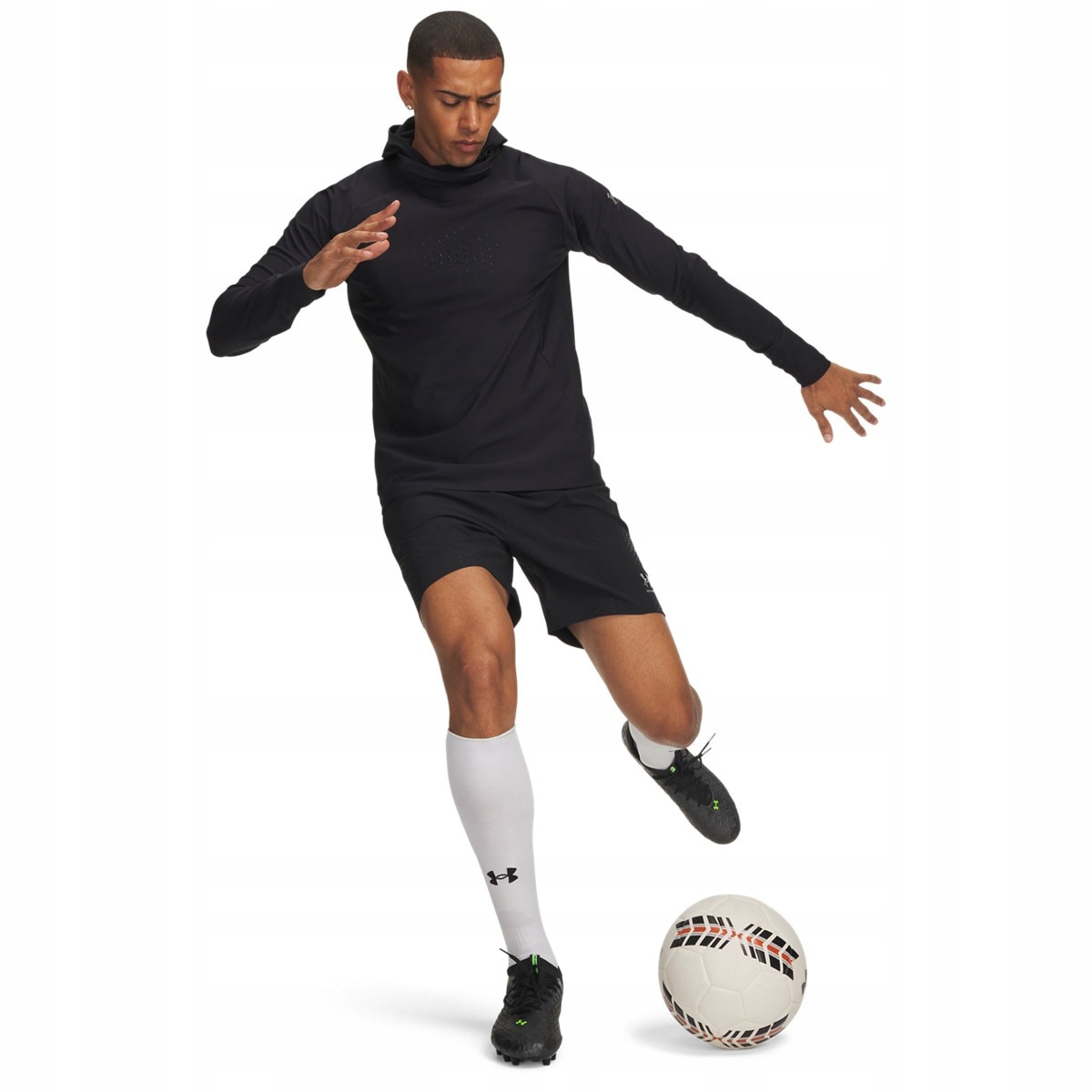Męskie spodenki piłkarskie Under Armour Challenger Elite Short Czarny S