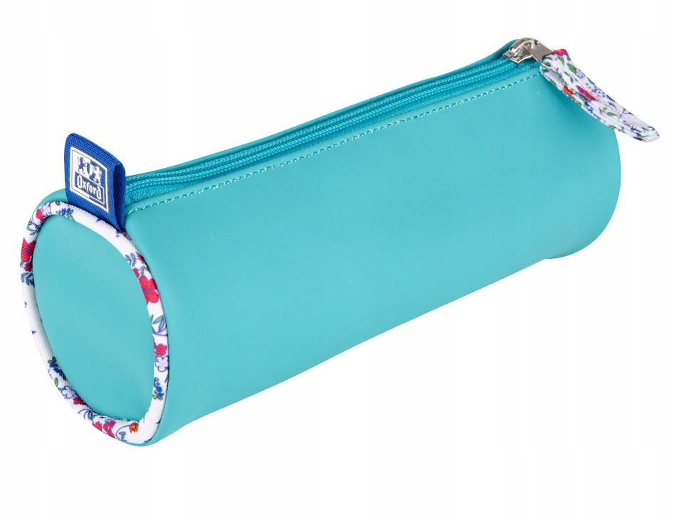 

Piórnik Oxford tuba Floral Pastel turkusowy