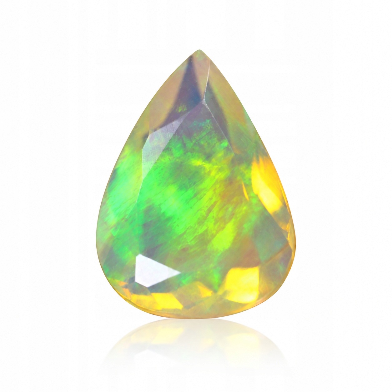 Přírodní opál 1.11 ct Lžička Etiopie certifikát Wbd