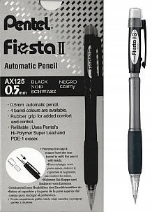 OŁÓWEK AUTOMATYCZNY PENTEL AX125 0,5MM CZARNY Marka Pentel