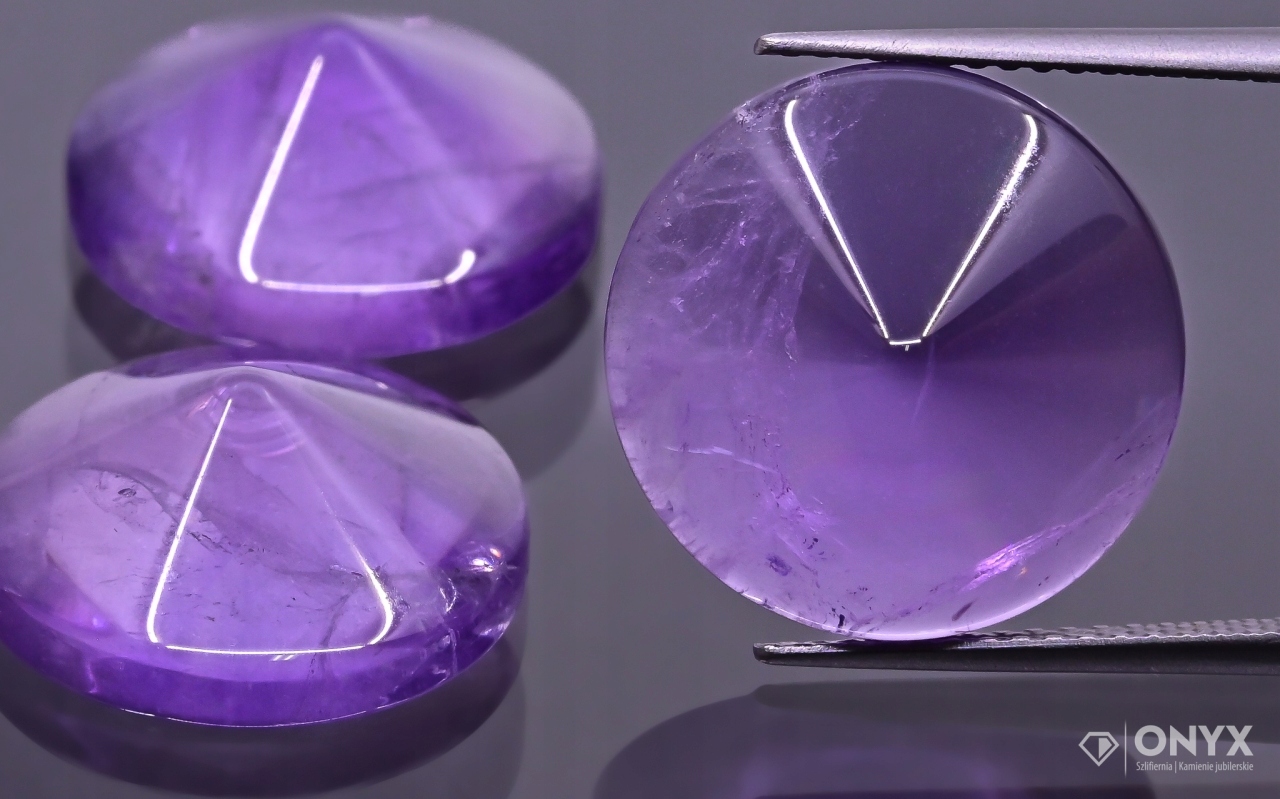 Ametyst kužel kulatý fi 15 mm