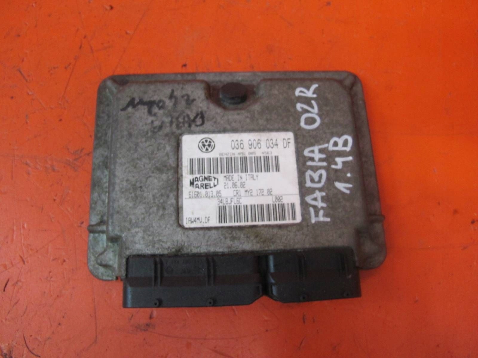 SKODA FABIA e 1 1.4 16V AUA Centralina computer Motore 036906034DF