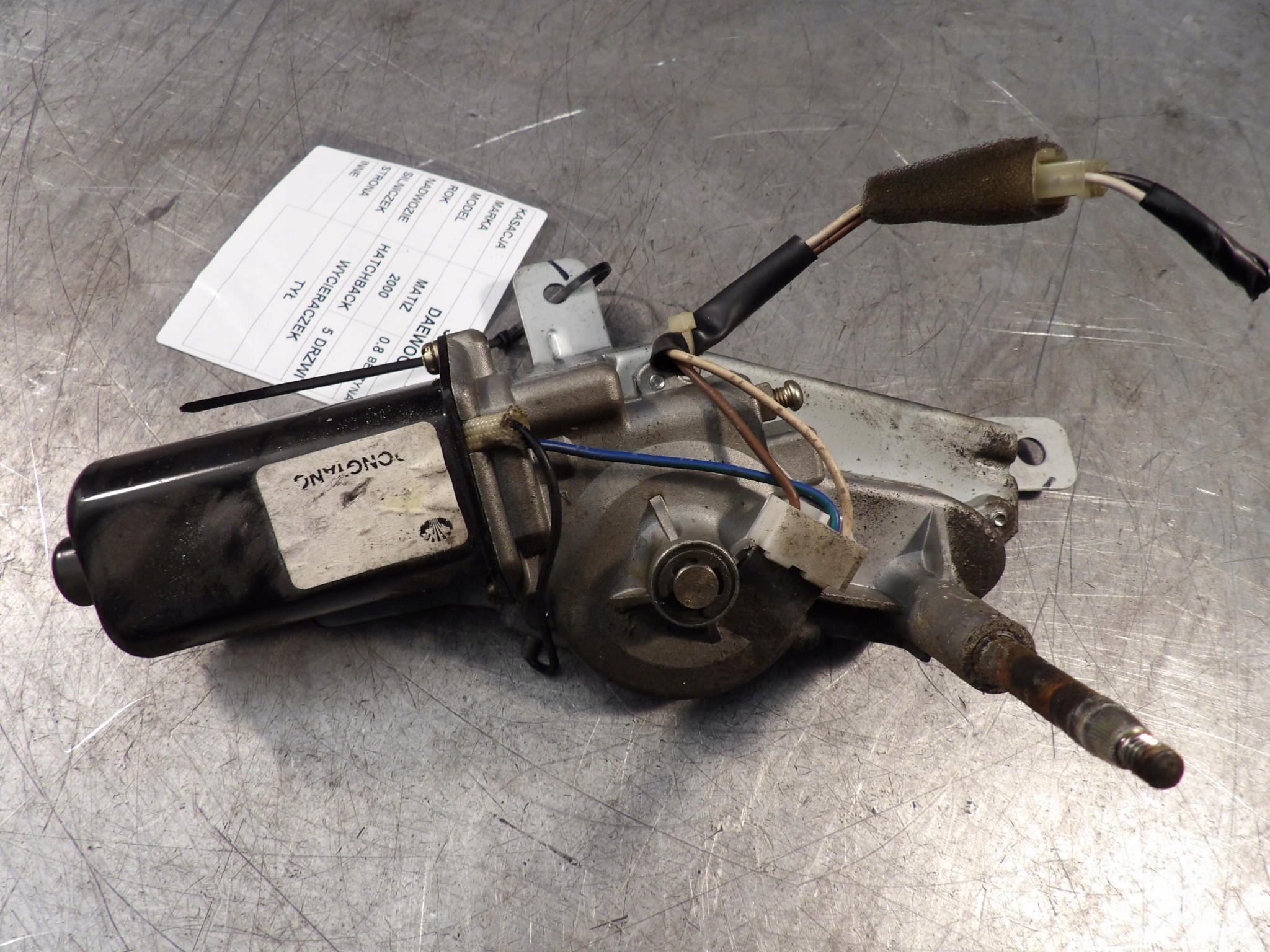 Silniczek wycieraczek tył Daewoo Matiz 0,8 Producent części Daewoo OE