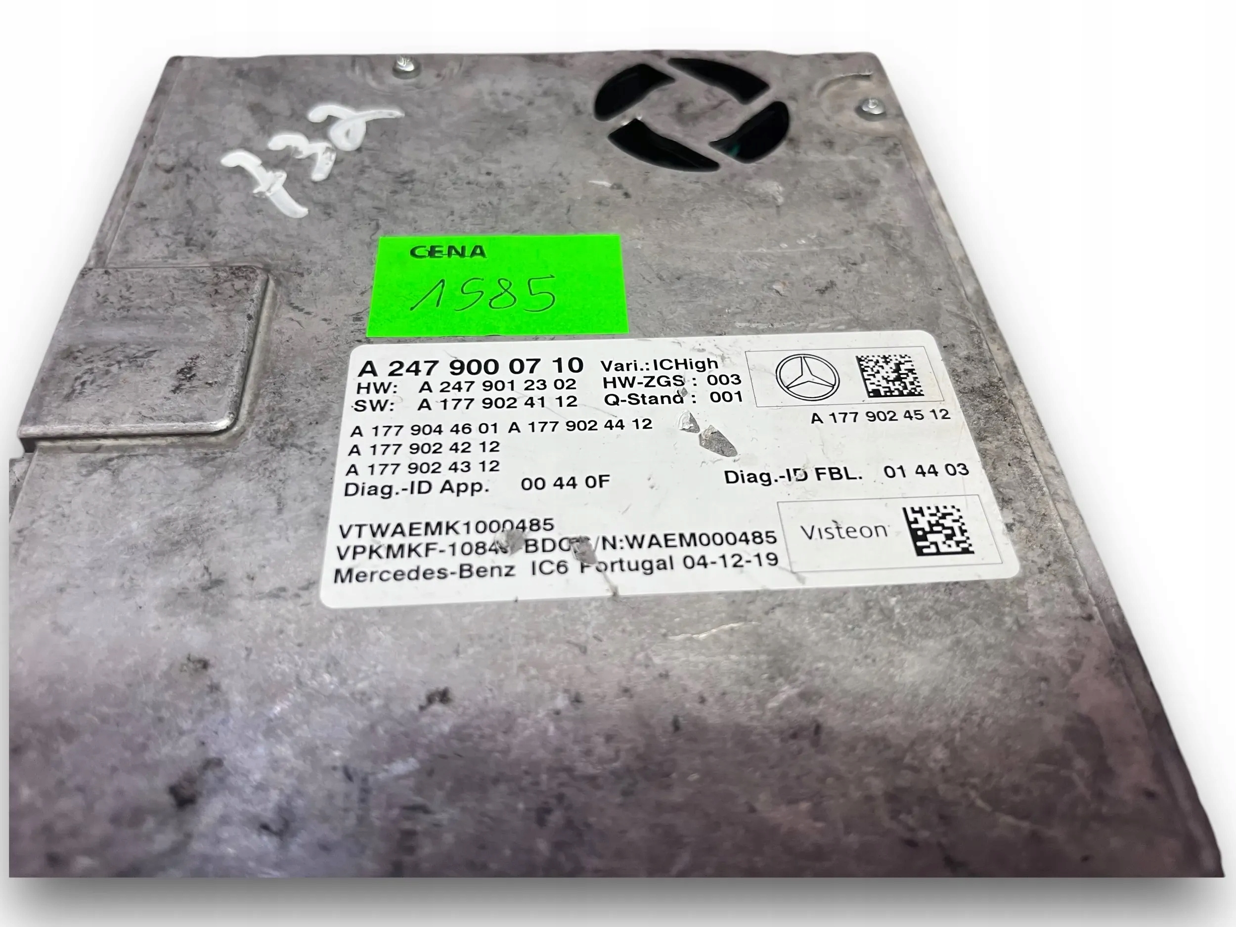 MERCEDES W247 Module Instruments tachymètre compte tours 2479000710 @M