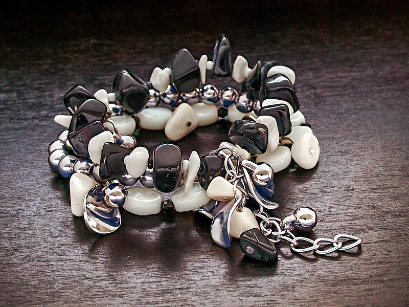 

Modna Bransoletka Charms , Naturalne Materiały