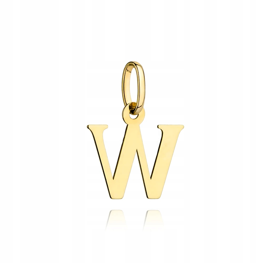 Přívěsek zlato 585 písmeno W