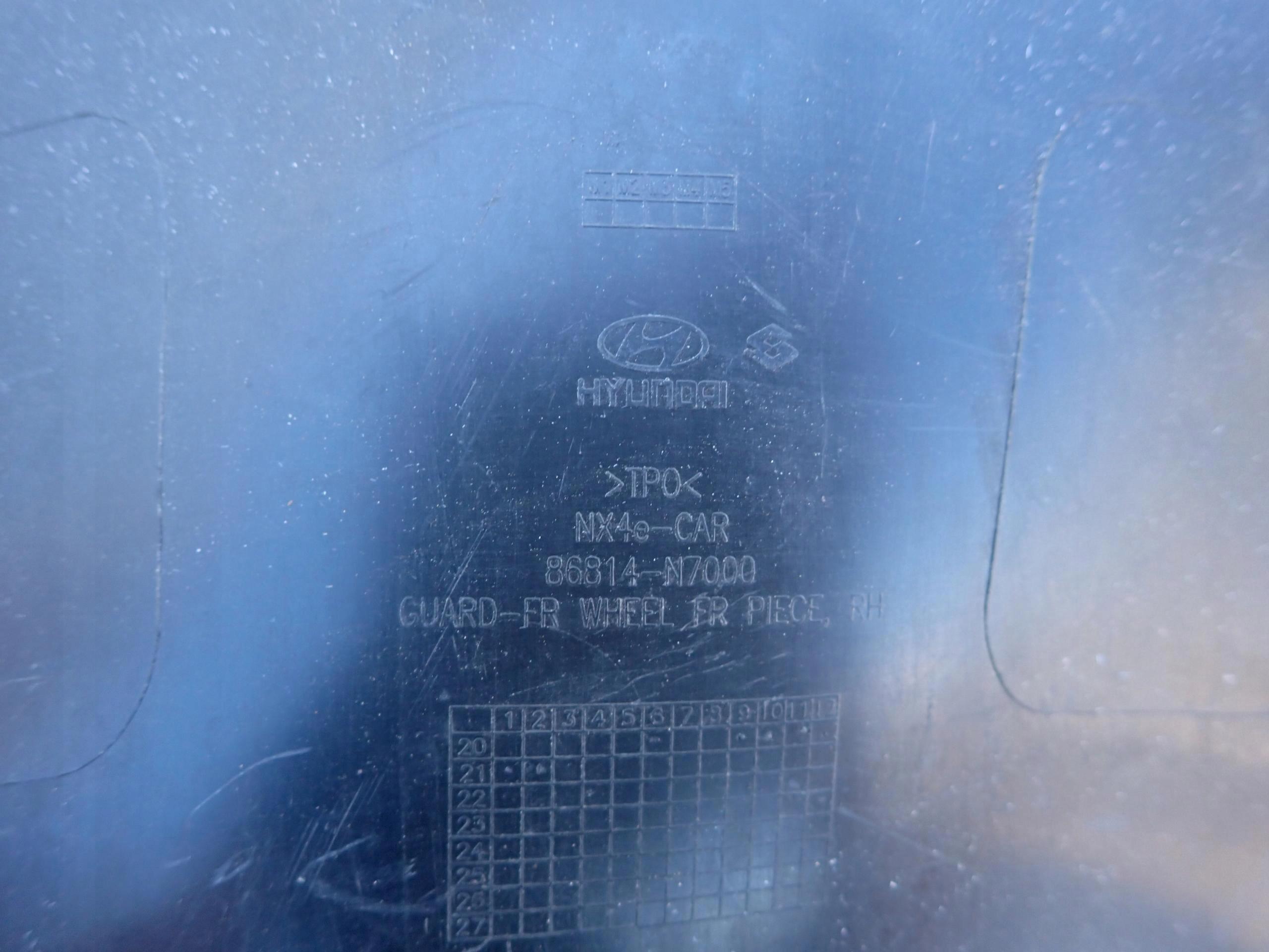 HYUNDAI TUCSON IV 20- mudguard right front front