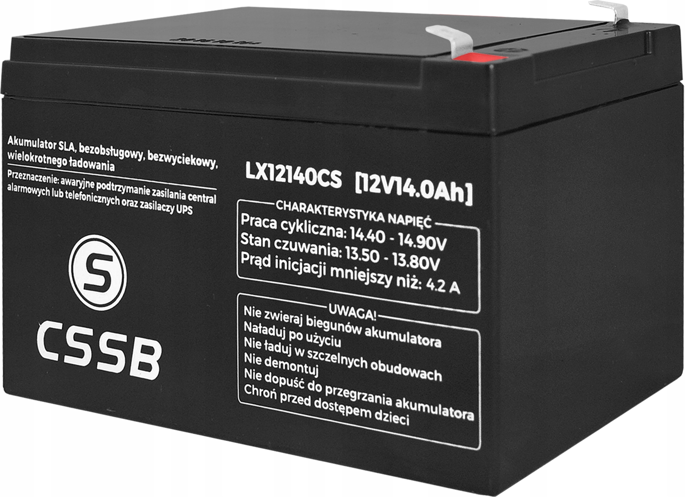 AKUMUALTOR AGM 12V 14AH DO ZABAWKI AUTKA 2023R