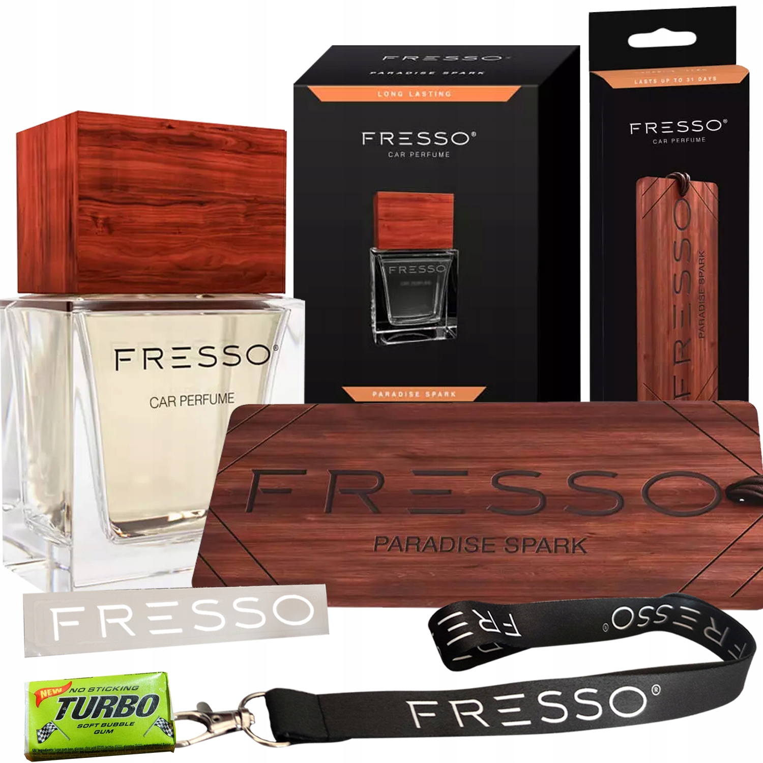 Zestaw Fresso Paradise Spark Zawieszka Perfumy