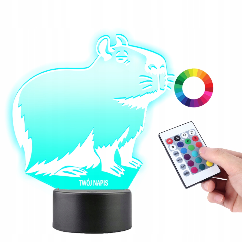 

Lampka na Biurko Statuetka Plexido Kapibara Gryzoń
