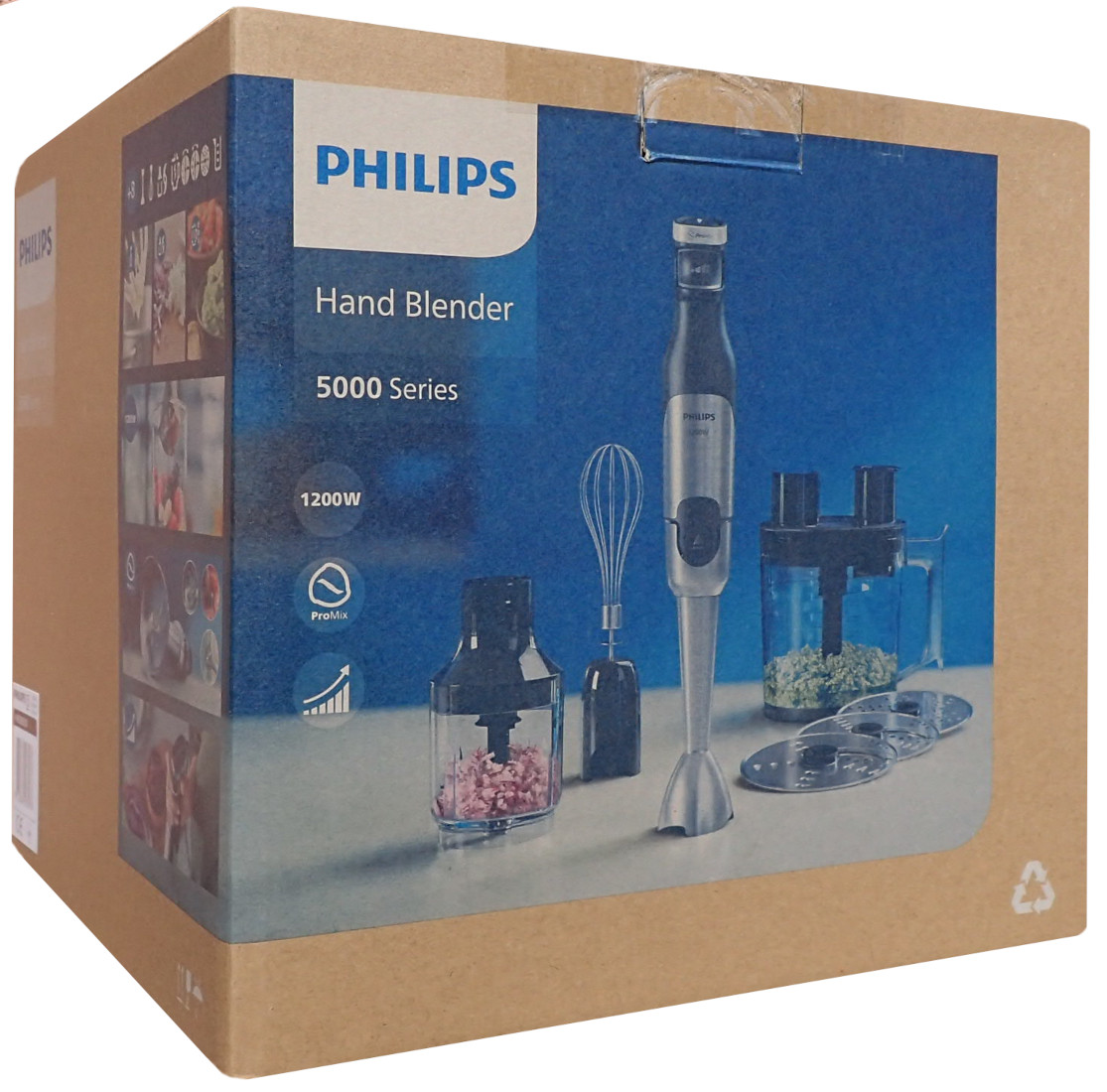 Mixér Ruční kuchyňský robot Kráječ Philips HR2685 1200W