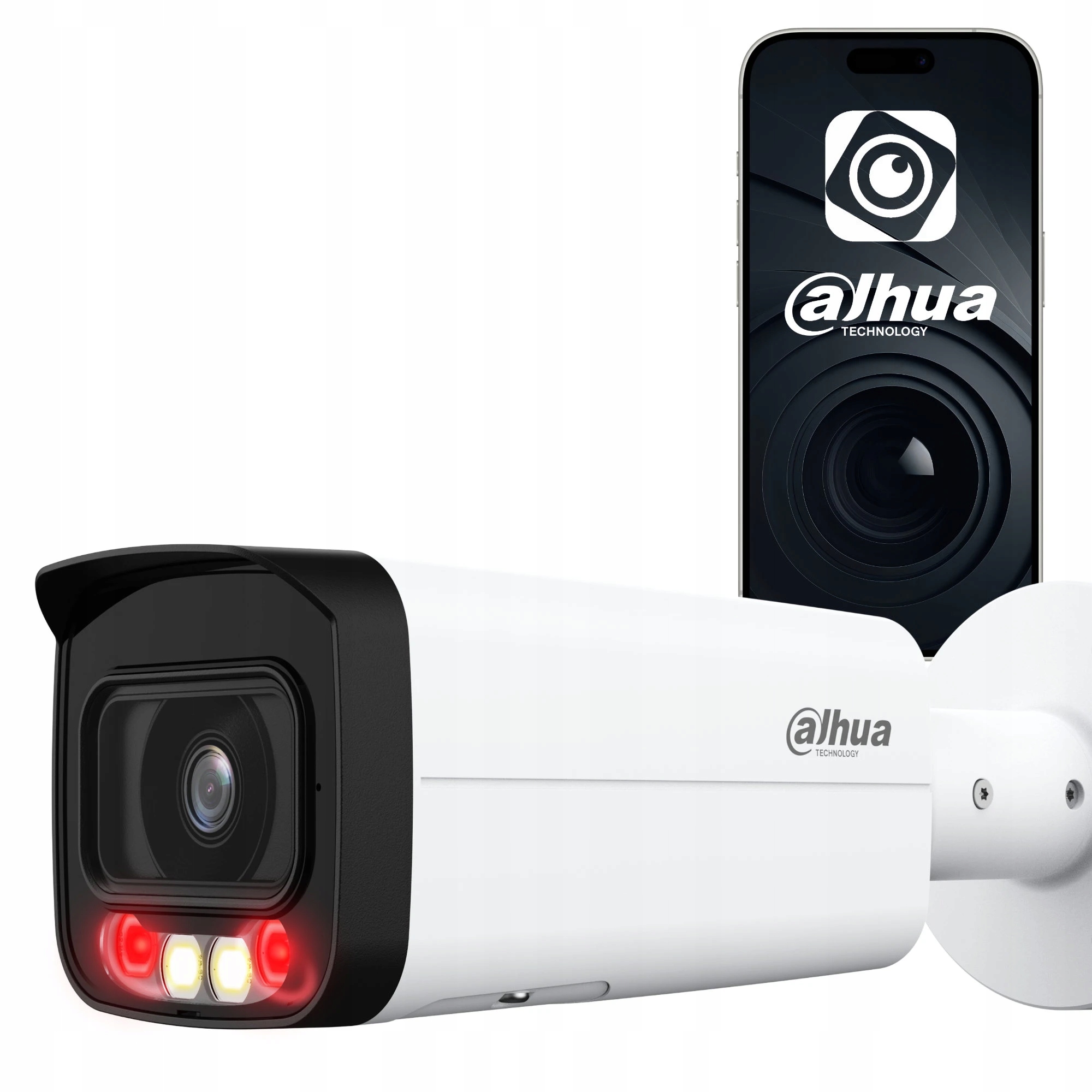 Kamera IPC-HFW2849T-AS-IL-0360B 8MPX IR60M Sd IP67 Detekcja Mikrofon Dahua
