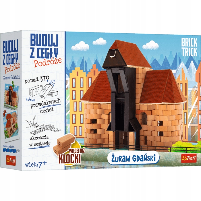 

Brick Trick Buduj Z Cegły żuraw gdański Trefl XL