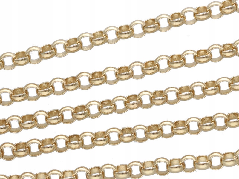 Zlatý řetízek 585 rolo 50 cm Křest přijímání Svaté Přijímání Svatý suvenýr 14K