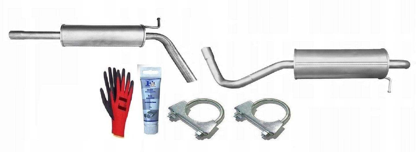 Škoda Fabia III 1.0 TSi 70-81kW (2014-2022) sada Tlumič Výfuku bonus