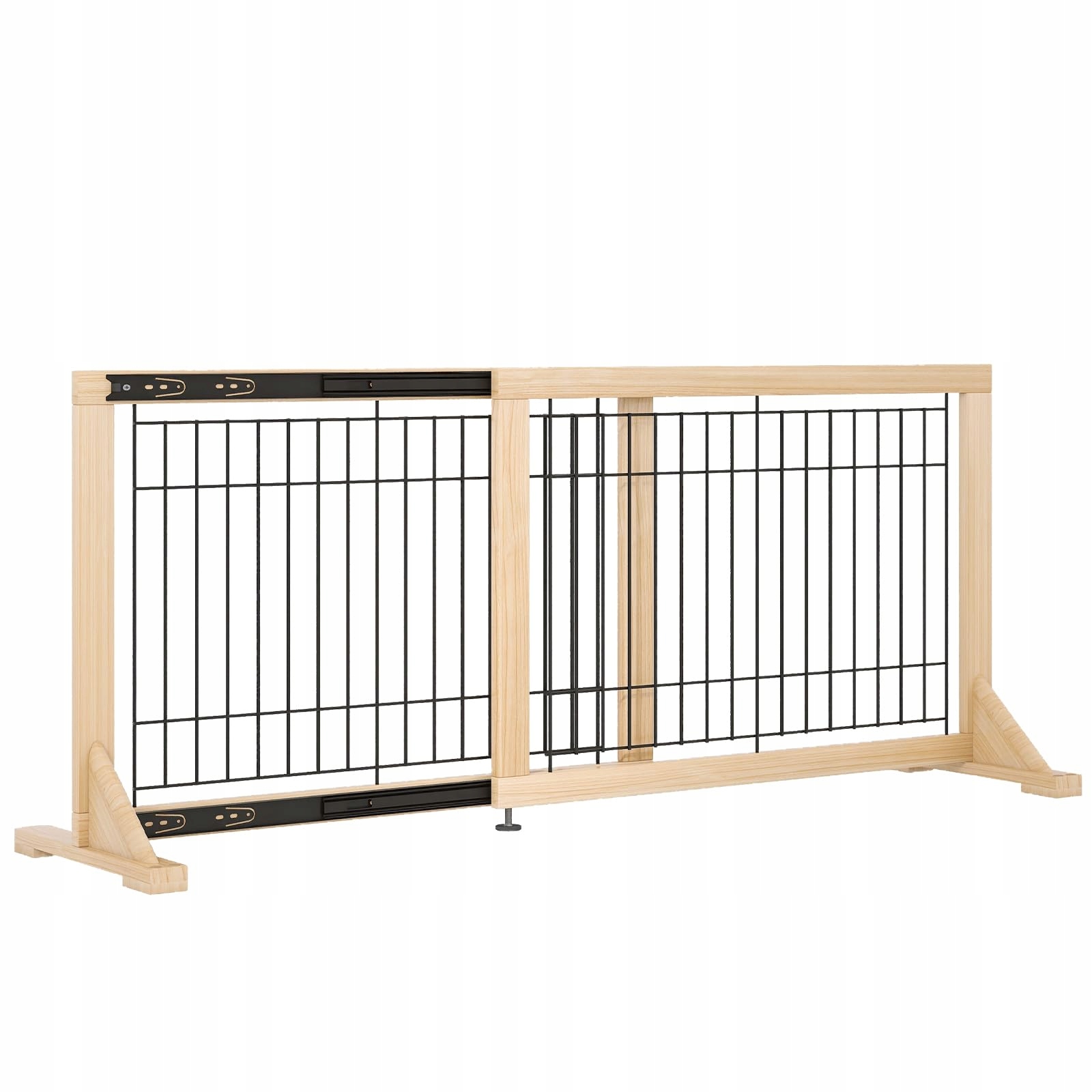 Drewniana kratka dla psów, wysokość 50 cm, szerokość 65-115 cm łatwy montaż