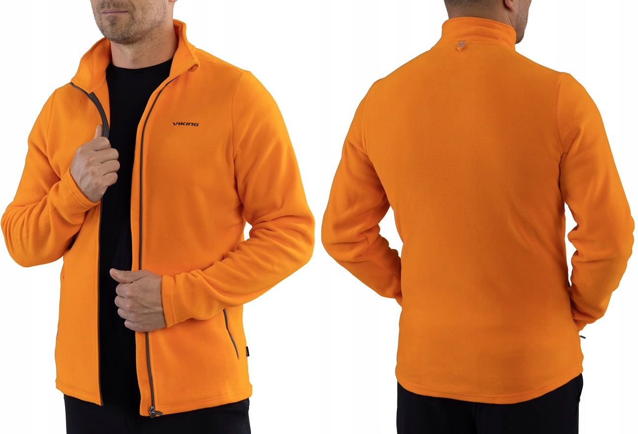 BLUZA MĘSKA POLAROWA SPORTOWA VIKING CIEPŁA MIĘKKA ROZPINANA POLARTEC